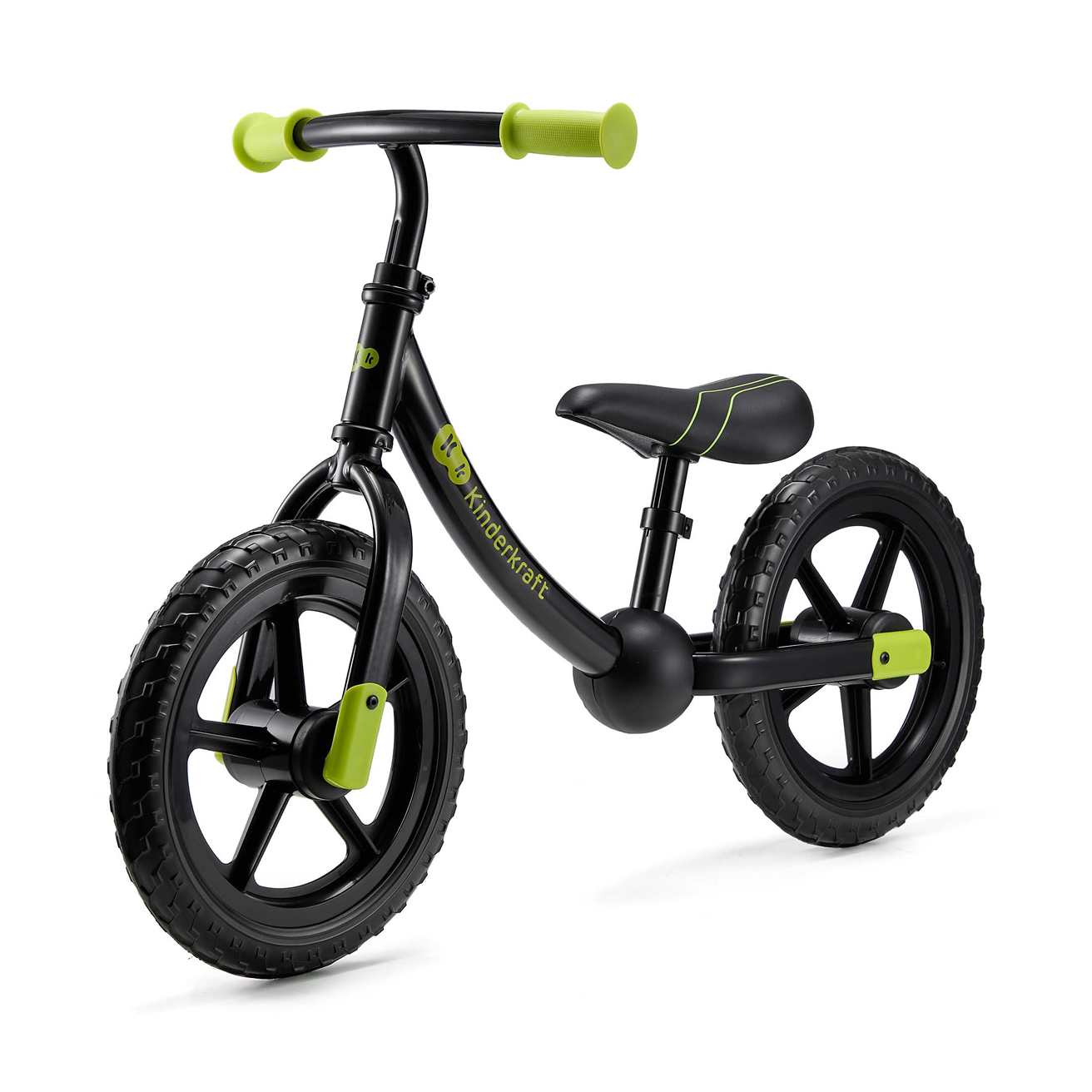 Kinderkraft 2WAY NEXT ბალანს ველოსიპედი / Balance Bike - შავი