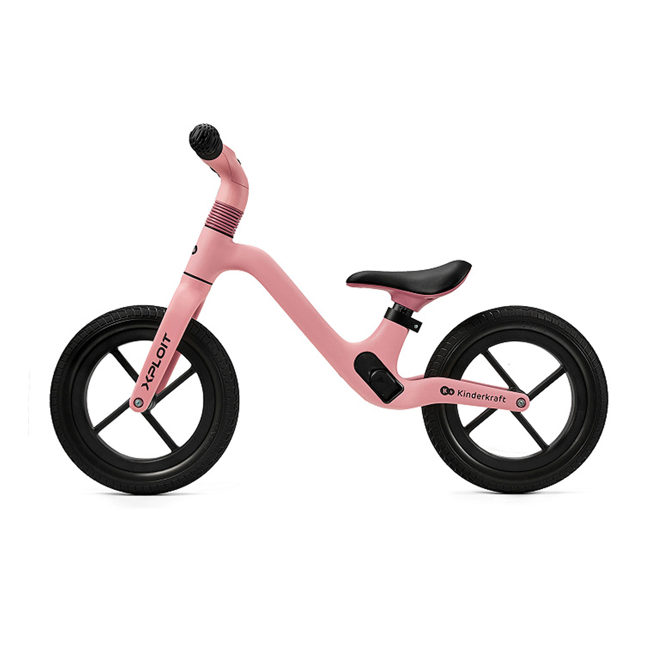 Kinderkraft XPLOIT ბალანს ველოსიპედი / Balance Bike - ვარდისფერი