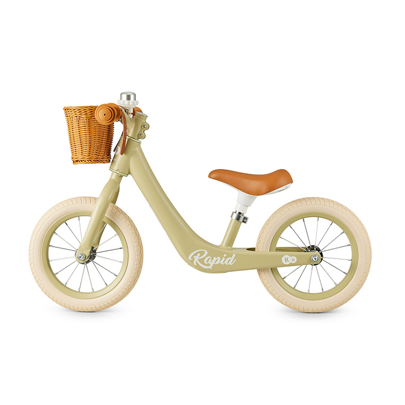 Kinderkraft RAPID 2 ბალანს ველოსიპედი / Balance Bike - სავანა