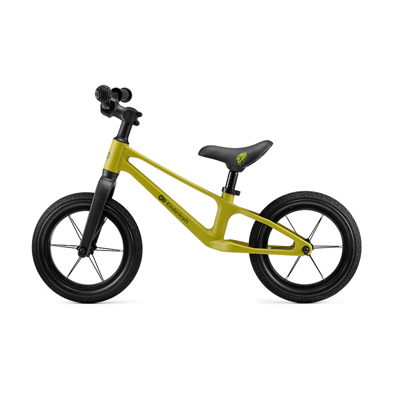 Kinderkraft ETER ბალანს ბაიკი / Balance Bike - ლაიმი