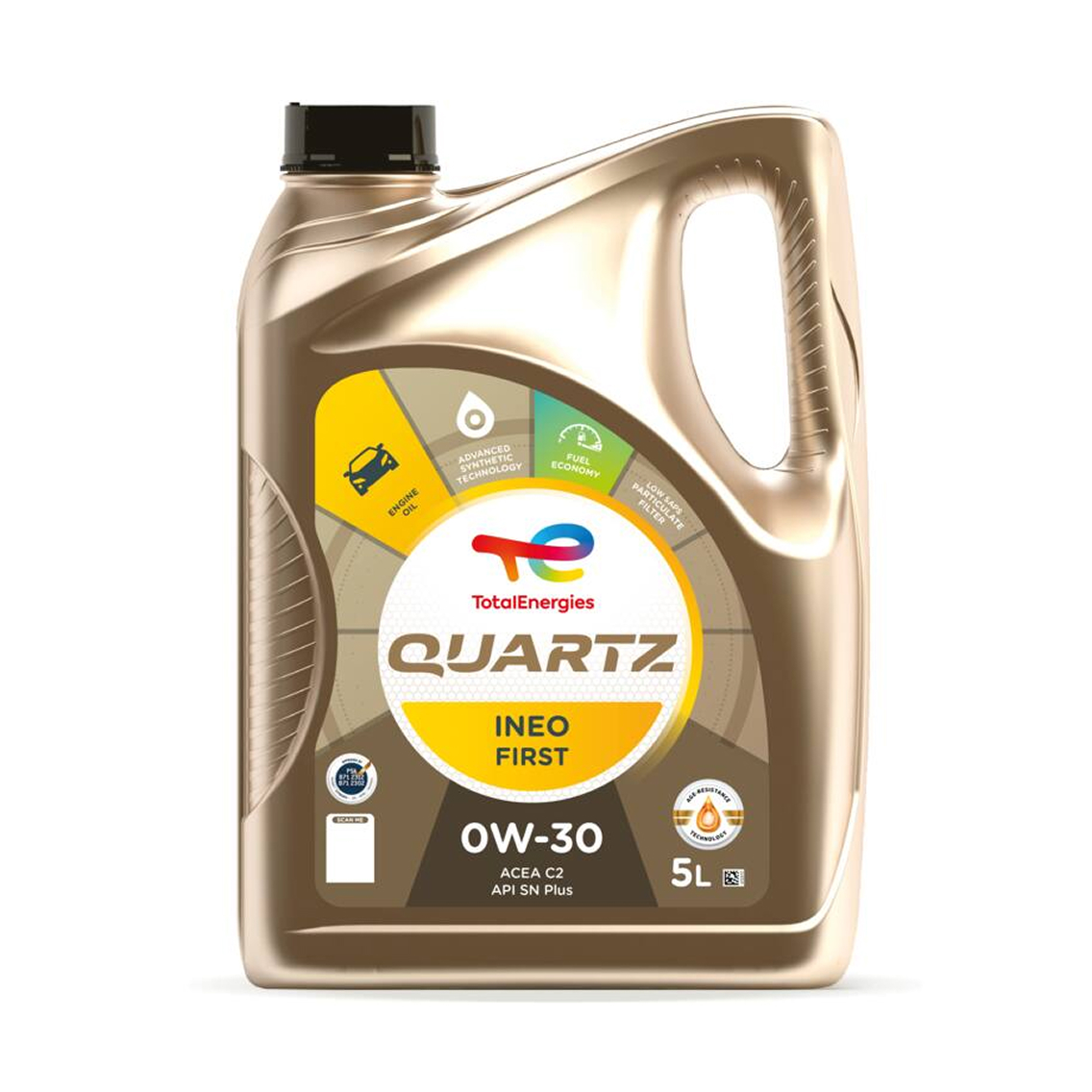 TOTAL Quartz Ineo First 0W-30 - 5 L