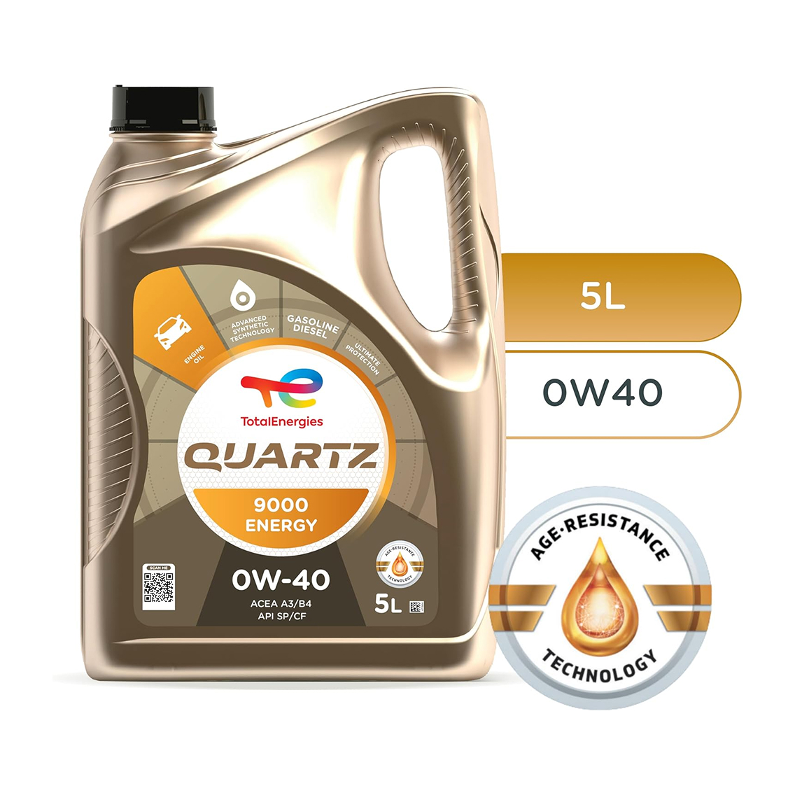 TOTAL Quartz 9000 Energy 0W-40 5
