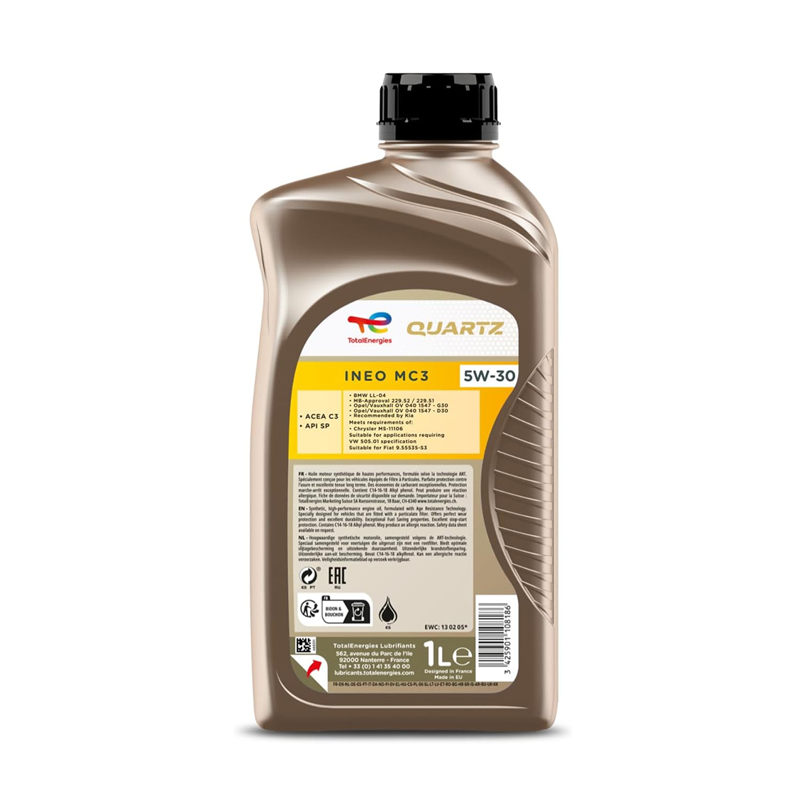 TOTAL Quartz Ineo MC3 5W-30 2