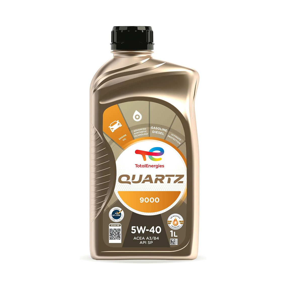TOTAL Quartz 9000 5W-40 - 1 L