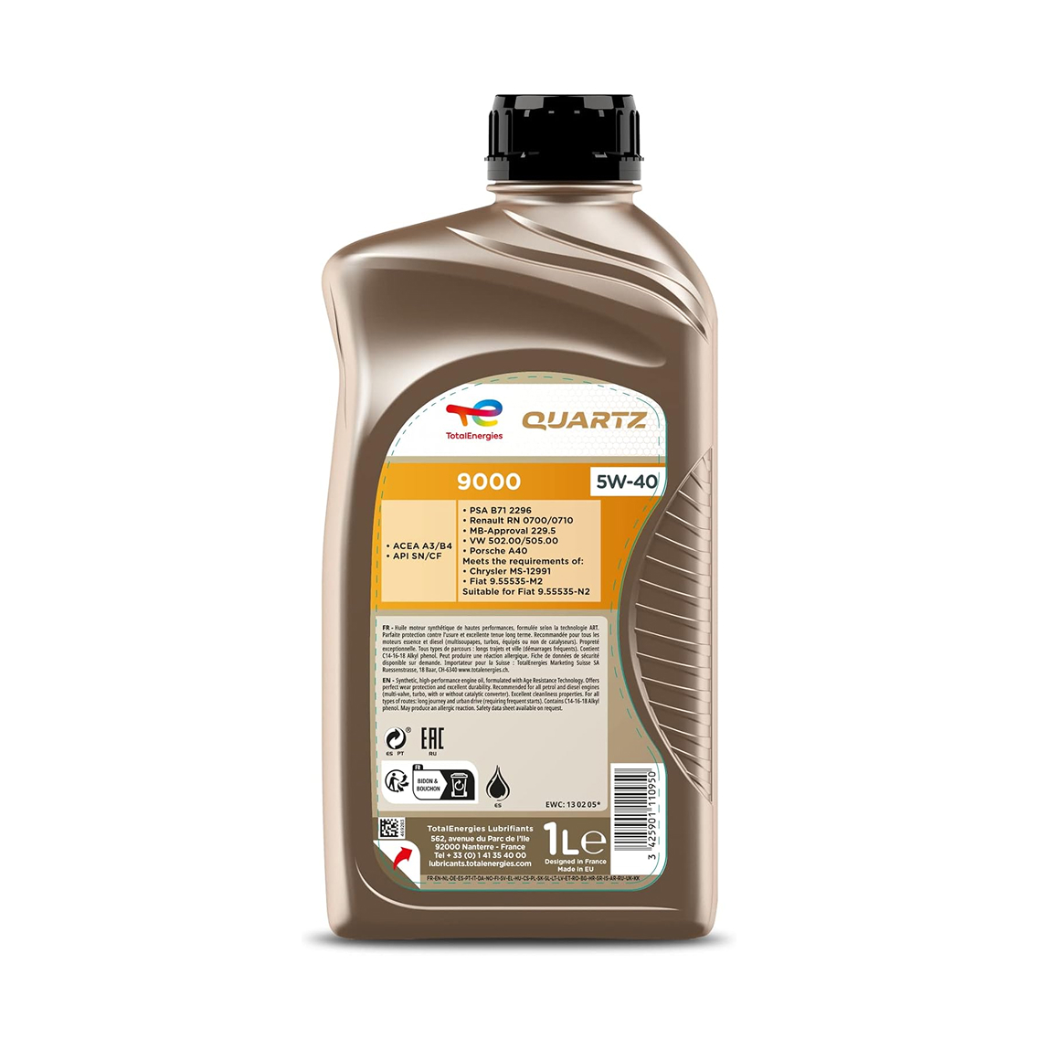 TOTAL Quartz 9000 5W-40 2