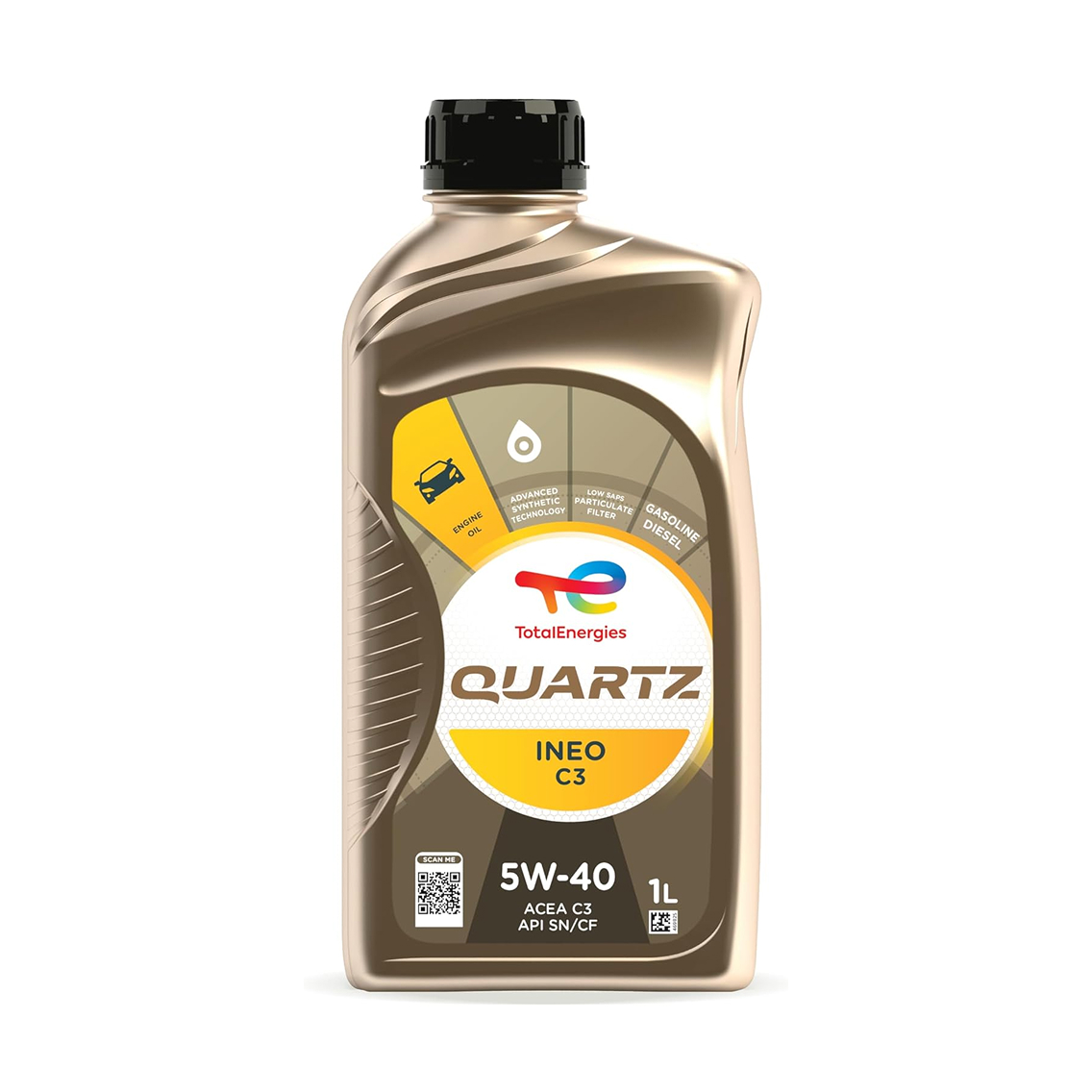 TOTAL Quartz Ineo C3 5W-40 - 1 L