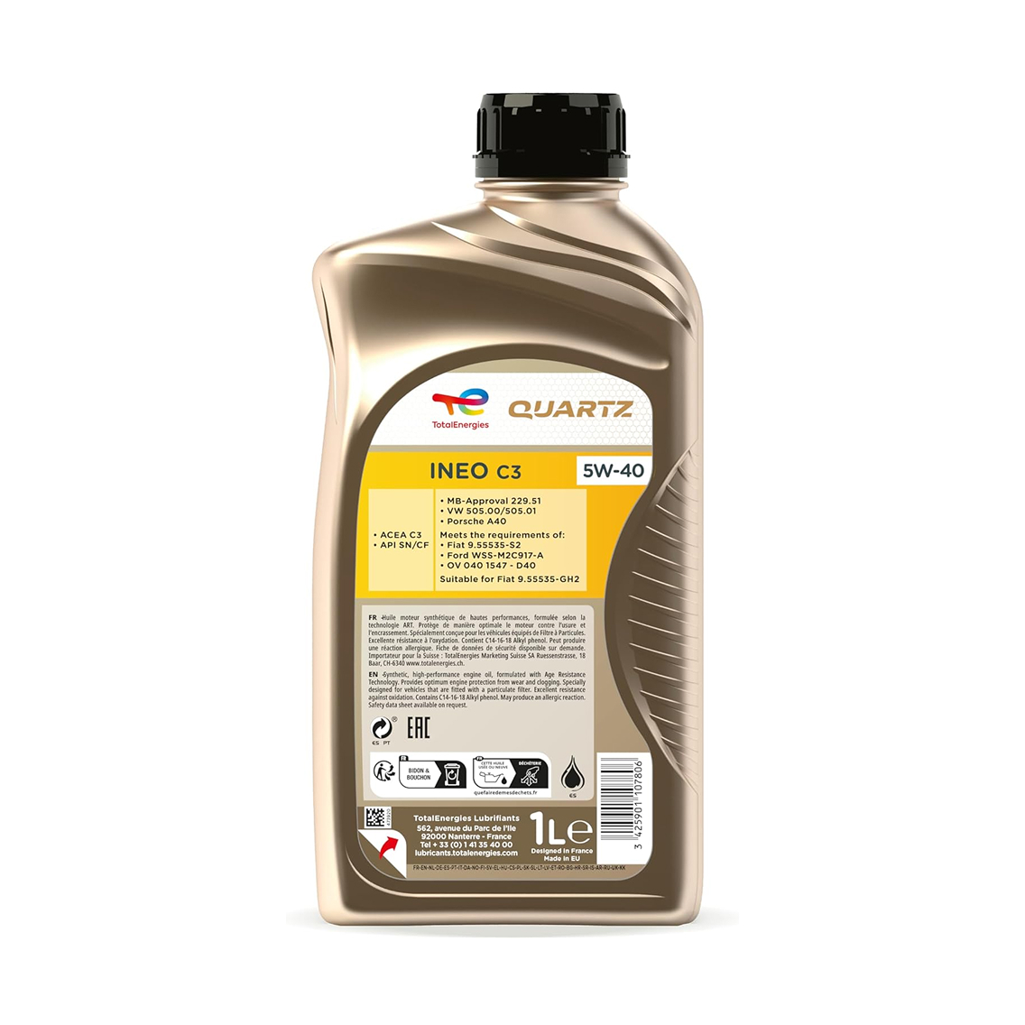 TOTAL Quartz Ineo C3 5W-40 2