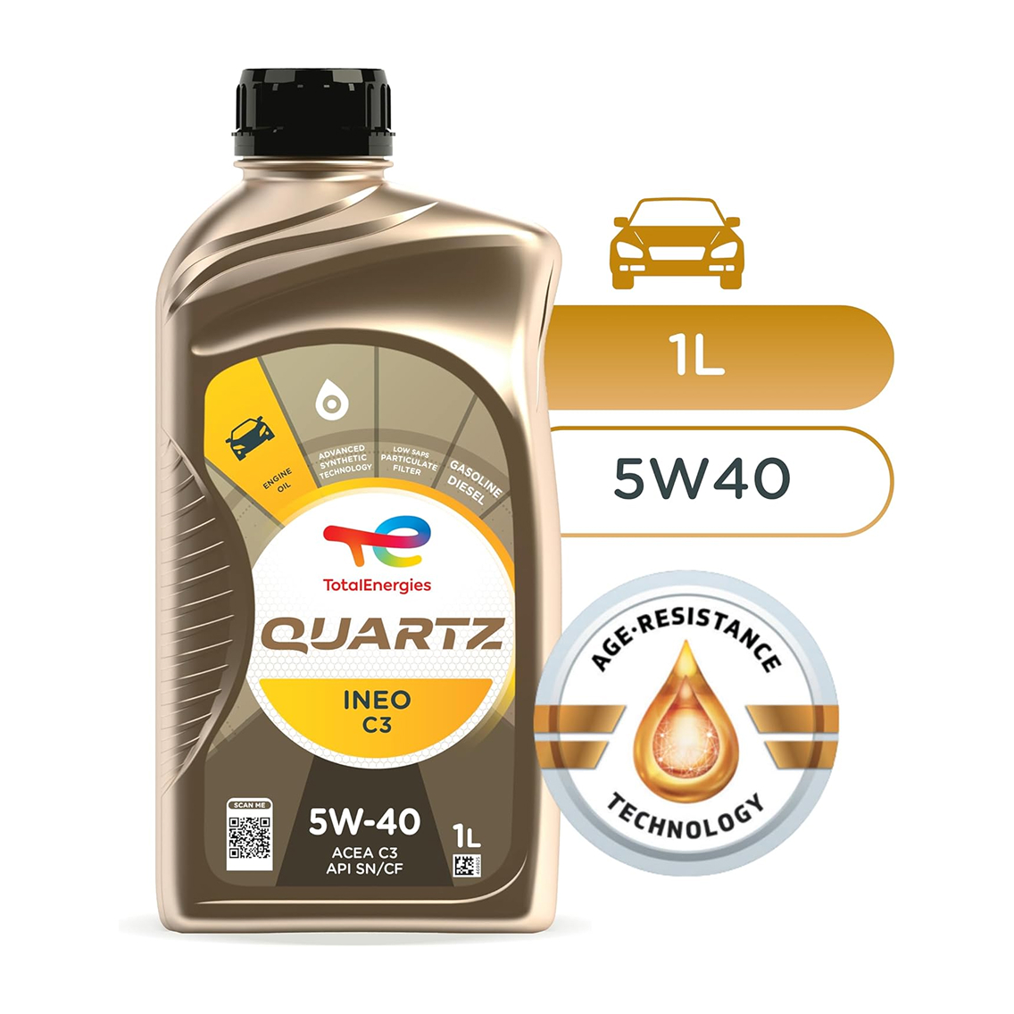 TOTAL Quartz Ineo C3 5W-40 3