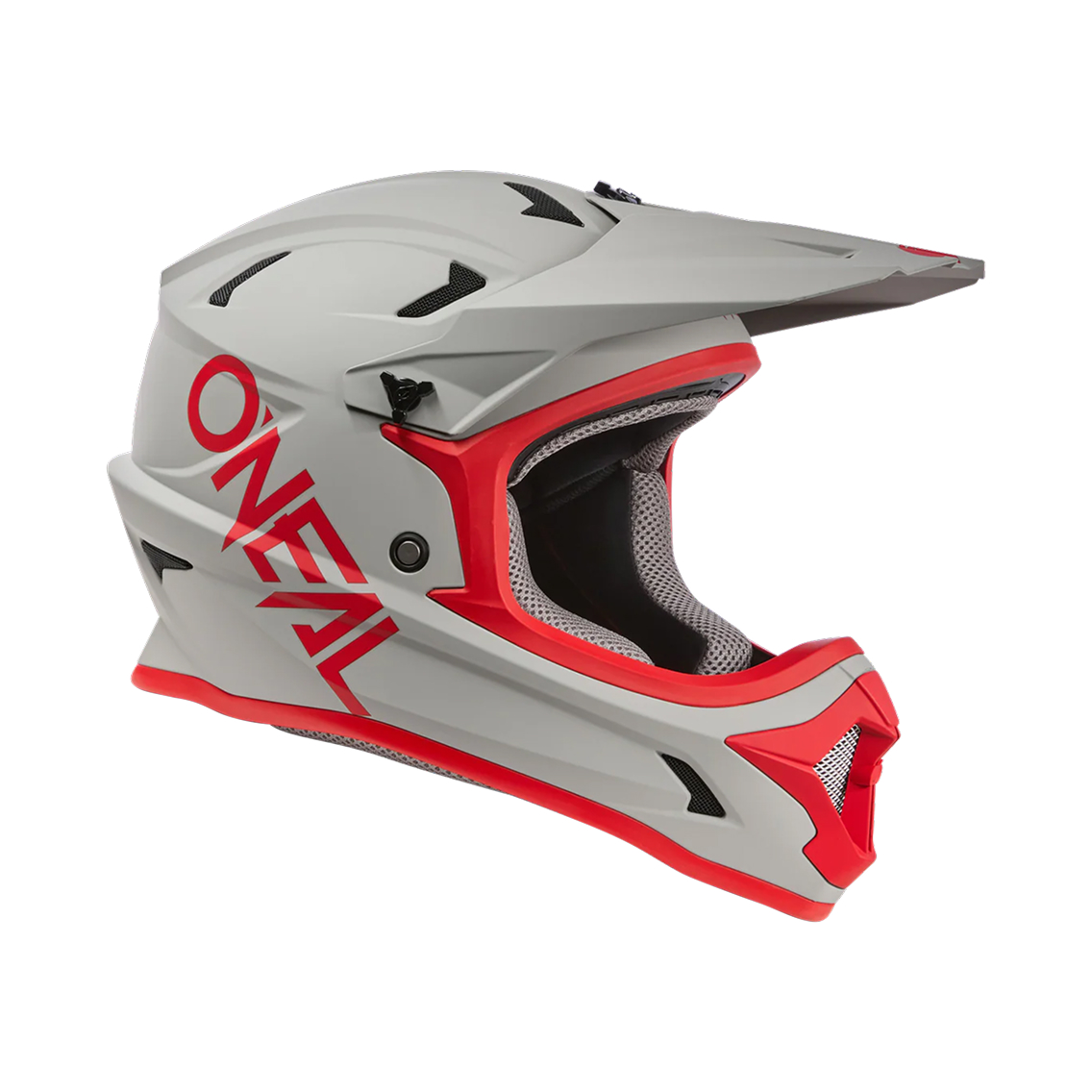 O'Neal ჩაფხუტი Sonus SOLID V.25 ნაცრისფერი/წითელი