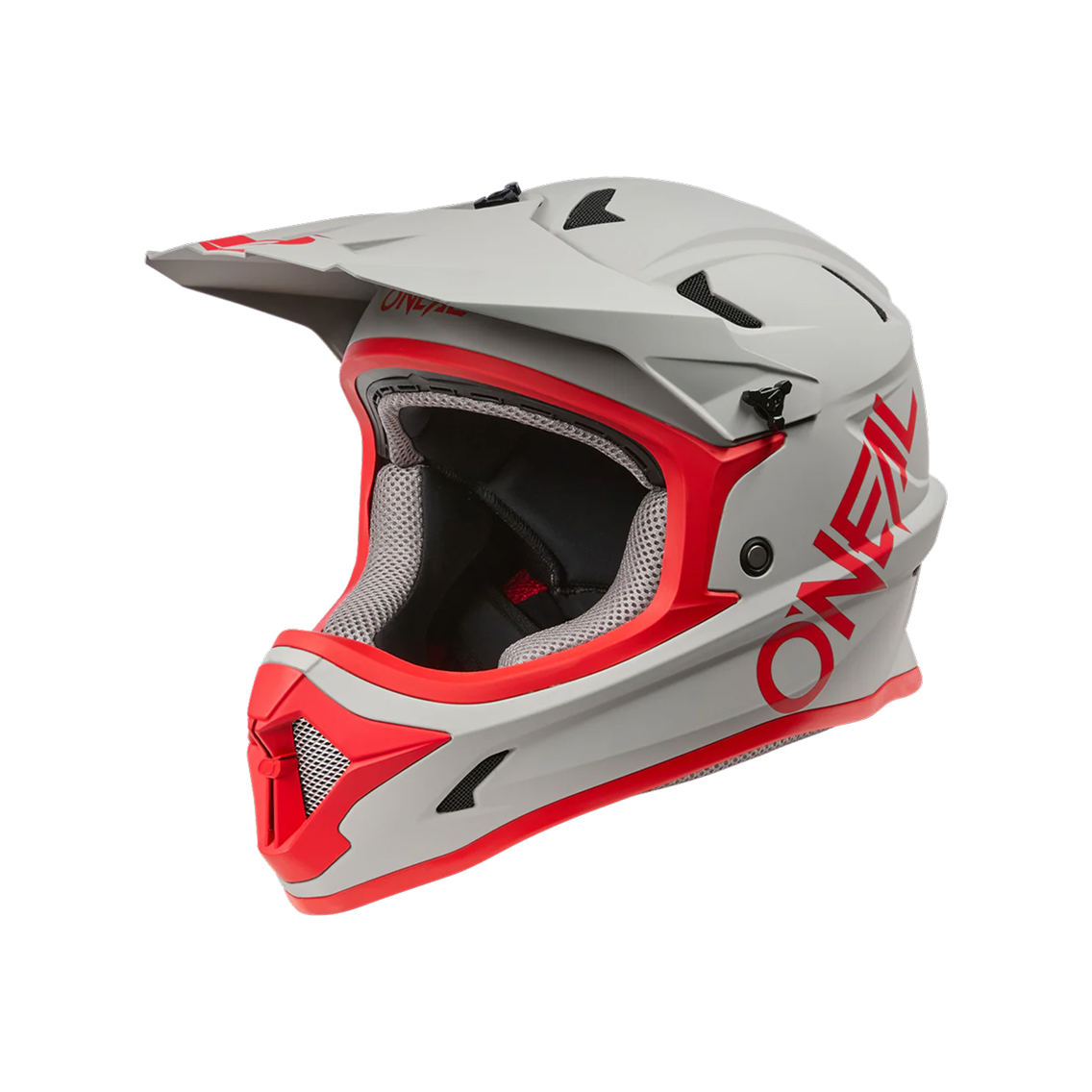 O'Neal ჩაფხუტი Sonus SOLID V.25 ნაცრისფერი/წითელი 2